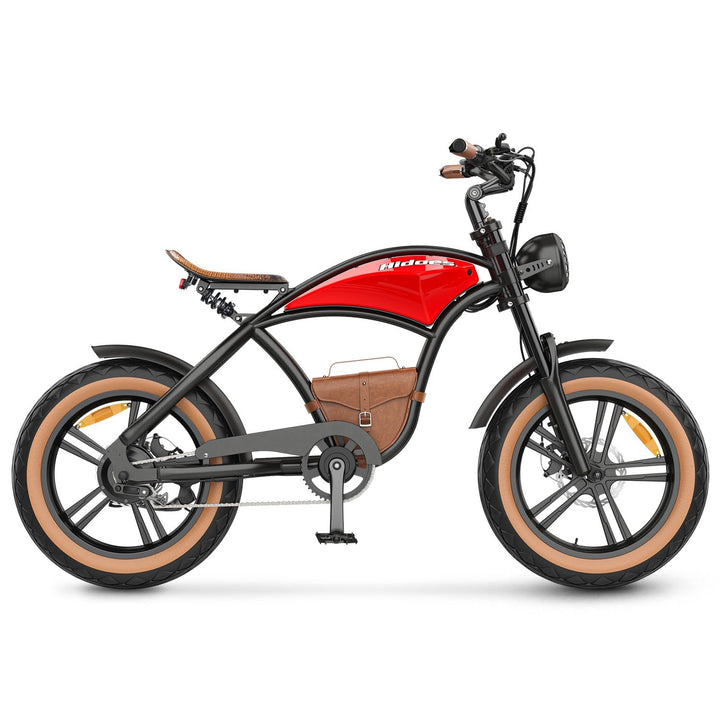 Hidoes® B10 -1000W Retro Vintage Fat Tyre Electric Bike-Electric Scooters London