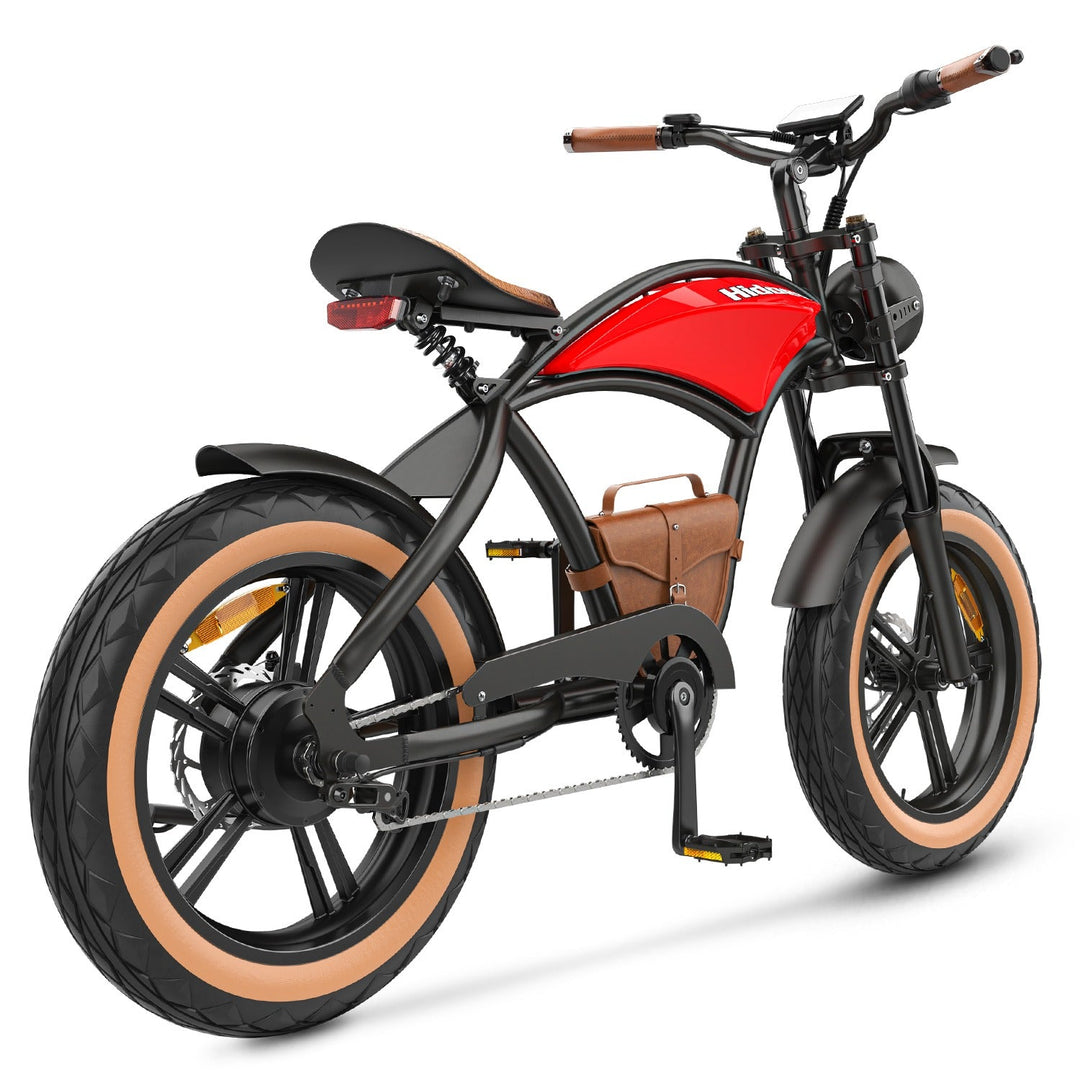 Hidoes® B10 -1000W Retro Vintage Fat Tyre Electric Bike-Electric Scooters London
