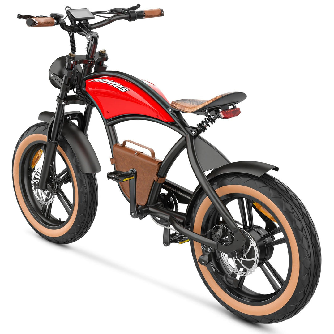 Hidoes® B10 -1000W Retro Vintage Fat Tyre Electric Bike-Electric Scooters London